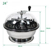 Automatic Bud Leaf Bowl Trimmer 16/24' Electric Twisted Spin Cut Stainless Steel