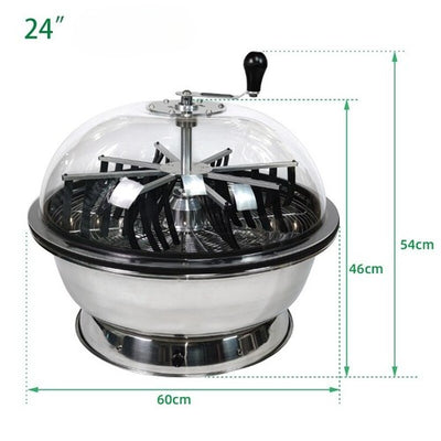 Automatic Bud Leaf Bowl Trimmer 16/24' Electric Twisted Spin Cut Stainless Steel
