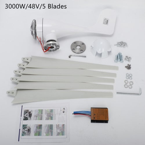 12V/48V Wind Turbine Generator Wind Charge Controller Kit Home USE 1KW/3KW/5KW