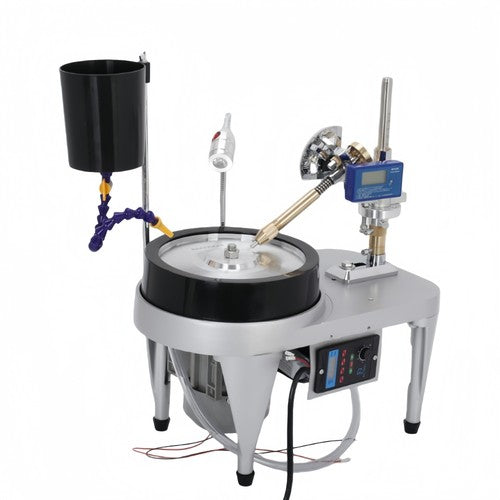 180W Gem Faceting Machine&Flat Grinder Jewel Polisher Crystal Engraving Drilling