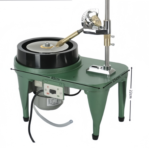 180W Gem Faceting Machine&Flat Grinder Jewel Polisher Crystal Engraving Drilling
