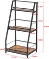 3-Tier Metal Wine Rack with LED Light Wine Bottle Shelf For Home Bar Display AU