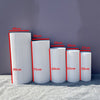 3/5x Round Wedding Plinth Cylinder Pedestal Display Stand White Ripple Stand AU