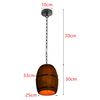 Wood Wine Barrel Pendant Lamp Kitchen Bar Hanging Ceiling Lamp Light Fixtures