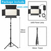 LED RGB Video Light Photo Studio Lamp Photography Panel Lighting w/1.6M Stand