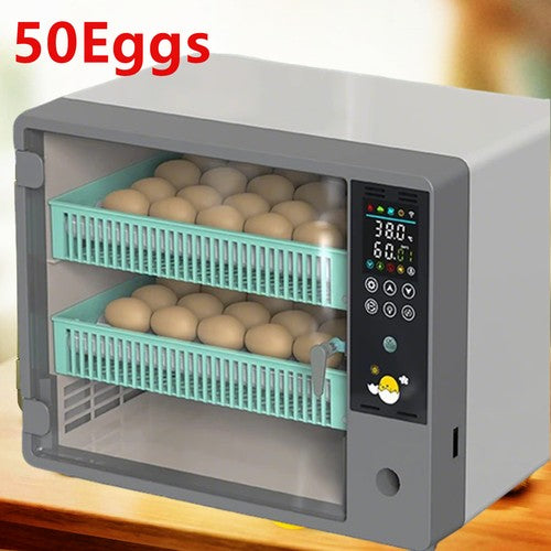 Automatic Egg Incubator Led Digital Fully Eggs Poultry Hatcher Chicken Duck