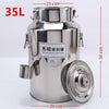 58L/35L Wine Beer Keg Fermenter Barrel Stainless Steel Oil Rice Milk Cans Tank