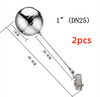 Float Ball Valve Floating Ball Stainless Steel 1 inch Water Tank Aquarium DN25