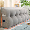 120/150cm Wedge Pillow Headboard Triangular Reading Pillow Detachable & Washable