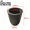 10/16KG High-Purity Graphite Melting Crucible Smelting Tool for Gold Silver AU