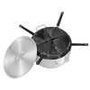 20 Quart Pasta Pot Fryer Pot OR Stainless Steel Pasta Pot Strainer Basket