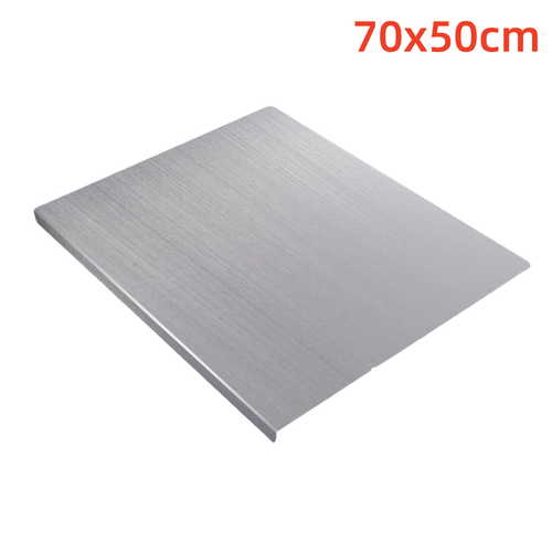 304 Stainless Steel Cutting Chopping Board Pastry Bench Protector 50/60/70/80CM