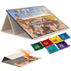 1000pcs jigsaw Puzzle Board Portable Felt Puzzle Plateau 6 Sorting Puzzle-trays