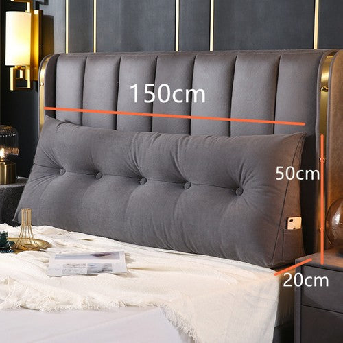 120/150cm Wedge Pillow Headboard Triangular Reading Pillow Detachable & Washable