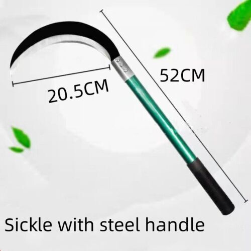 Steel Scythe Sickle Mowing Cutting Trees Gardening Tools (Included Handle)