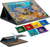 1000pcs jigsaw Puzzle Board Portable Felt Puzzle Plateau 6 Sorting Puzzle-trays