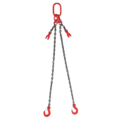 2/4 Leg Chain Sling for Lifting with Hooks Heavy Duty 3 TonLift Chains Rigging
