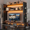 2-in-1 Computer Desktop Bookshelf & Organizer 3Tier Computer Desktop Bookshelf