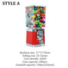 $2 Operated Gumball Vending Machine Toys Balls Egg Twisting Dispenser w/Lock