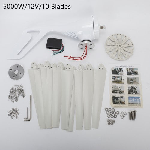 12V/48V Wind Turbine Generator Wind Charge Controller Kit Home USE 1KW/3KW/5KW