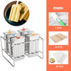6pcs/10pcs Popsicle Molds Ice Lolly Mould Stainless Steel Ice Cream Holder Maker