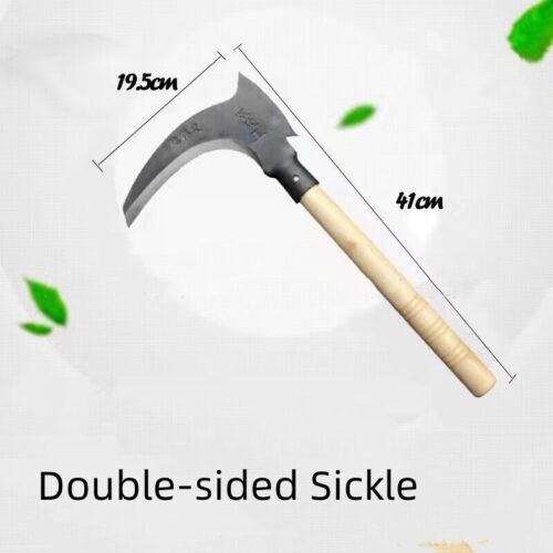 Steel Scythe Sickle Mowing Cutting Trees Gardening Tools (Included Handle)