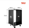 12U/16U  Audio Equipment Rack Rolling Network Rack AV Rack Stand with Wheels AU