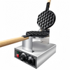 Commercial Electric Bubble Egg Cake Maker Oven Waffle Pan Kitchen Baker Machine