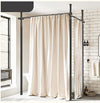 Adjustable Privacy Screen Room Divider Partition Divider Screen For Salon Spa AU