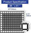 Heavy Duty Cargo Net 57"x72" or 81"x96" with Mesh Truck Bed Cargo Net Organizer