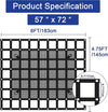 Heavy Duty Cargo Net 57"x72" or 81"x96" with Mesh Truck Bed Cargo Net Organizer