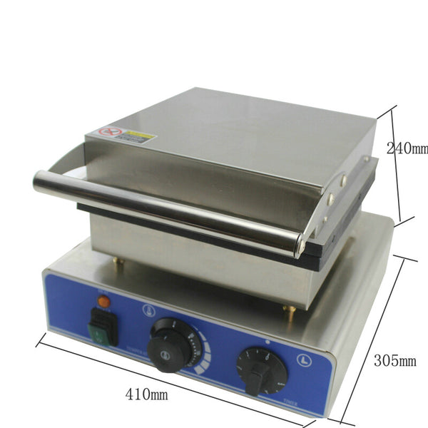 Commercial Waffle Maker 4Pcs Lolly Waffle 1750W Non-Stick Plate Waffle Baker AU