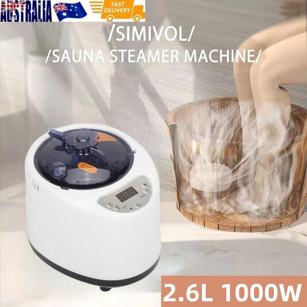 2.6L Sauna Steamer Steam Generator Fumigation Steam Machine for Home SPA 1000W