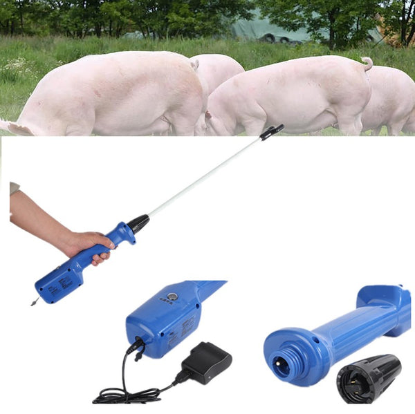 Handheld Cattle Prodder Stock Prod Rechargeable 12000V Electric Shock Pig Sheep