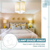 E27 DIY Circular 14/20/30cm Lampshade Frame Ring Set Lamp Light Shade Kit