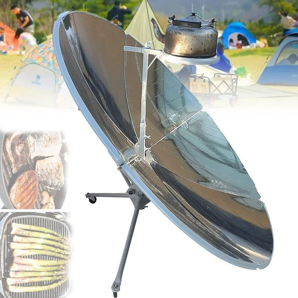 Portable Concentrating Solar Cooker Outdoor Camping Solar Oven Stove Picnic BBQ