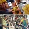 17 Pcs Guitar Luthier Tool Radius Gauge String Action Ruler Guitar Bass Setup