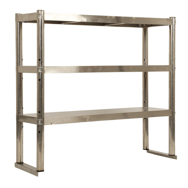 3Tier Commercial Kitchen Overshelf bench Top Stainless Steel for Prep&Work Table