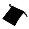 100PCS Black Velvet Pouch Drawstring Bags Wedding Favours Gift Jewellery Packing