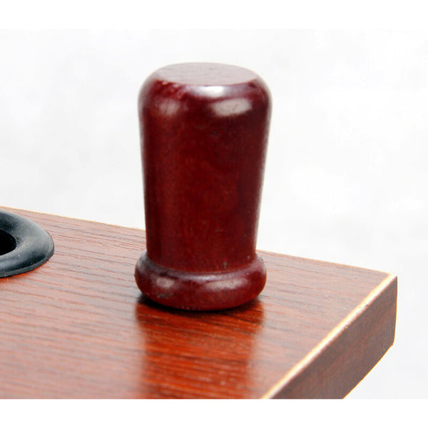 Wooden Pool Billiard Corner 7 CUE STAND Rack Durable Pool Cue Rack Holder AU