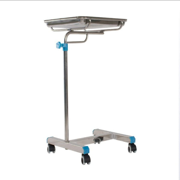 Mayo Tray Stainless Steel Salon Trolley Surgical Medical Instrument Rolling Cart