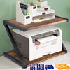 2 Tier Desktop Printer Rack Shelf Office Room Metal Racks Printer Holder