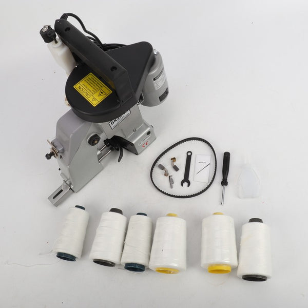 Electric Bag Closer Sewing MachineCrafting Bag Stitcher w/6 Roll Sewing Thread