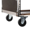 12U/16U  Audio Equipment Rack Rolling Network Rack AV Rack Stand with Wheels AU