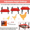 LARGE 66W Chick Brooder Heating Plate Adjust Poultry Warmer Chicken Coop Brooder
