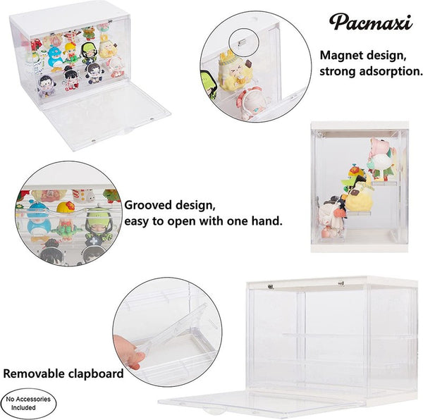 Transparent Display Box Blind Box Figures Display Showcase Model Collectible Box