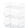5 Tier Retail Display Rack Organizer Storage Shelf Heavy Duty Metal Basket Cart