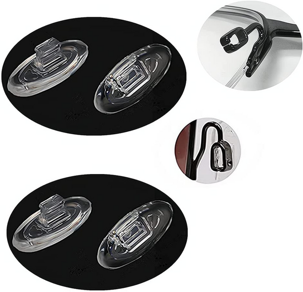 5 Pairs Anti Slip Support Nose Pads Push-in for Eyeglasses Eyewear Accessories