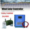 1600W 12/24/48V MPPT Solar Wind Hybrid Wind Turbine Generator Charge Controller