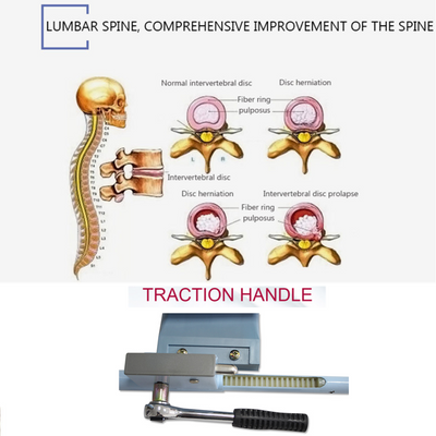 Spine Lumbar Traction Bed Back Pain Therapy Massage Stretching Table Device